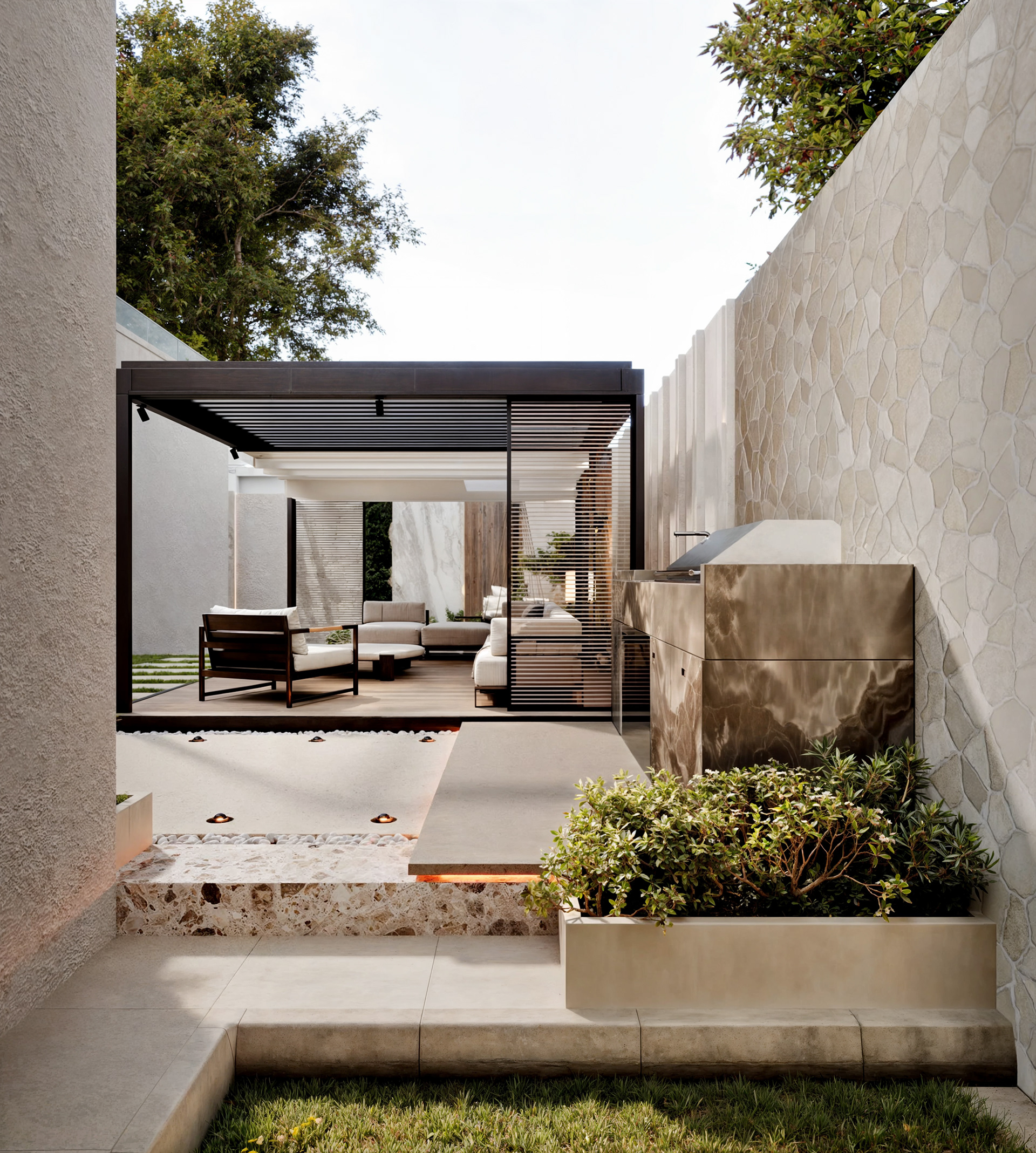 Contemporary Outdoor Living for a Private Villa-6