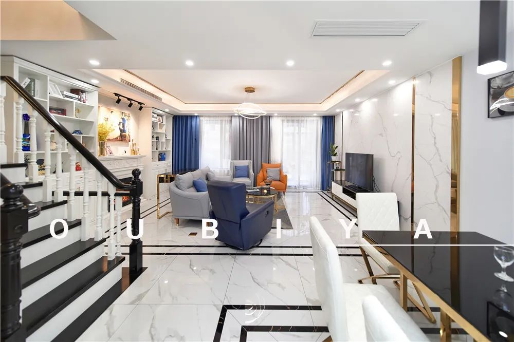 现代轻奢四居室家居设计丨中国上海丨欧碧雅空间设计-48