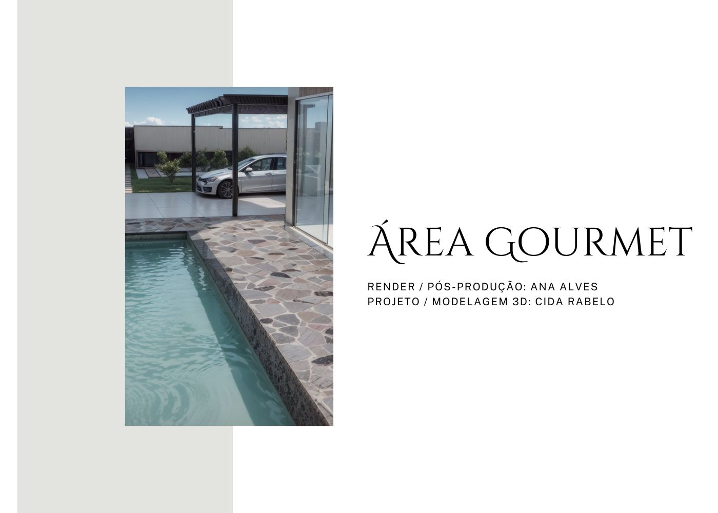 Renderização | Área Gourmet e Cozinha-0