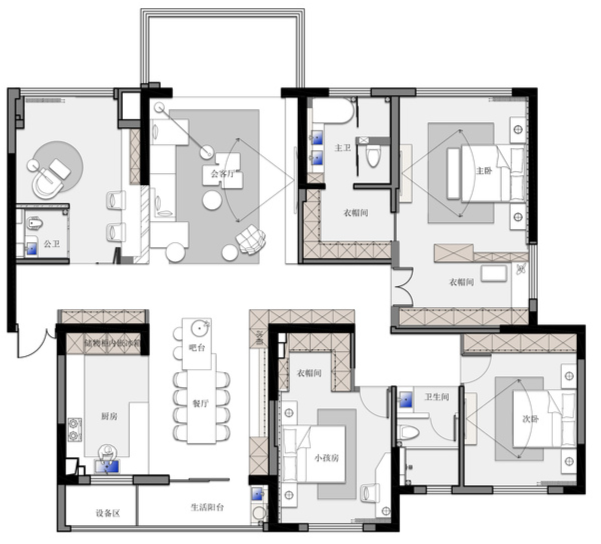 江边光甬道 · 简约朴素的归家理想丨亚町设计-24