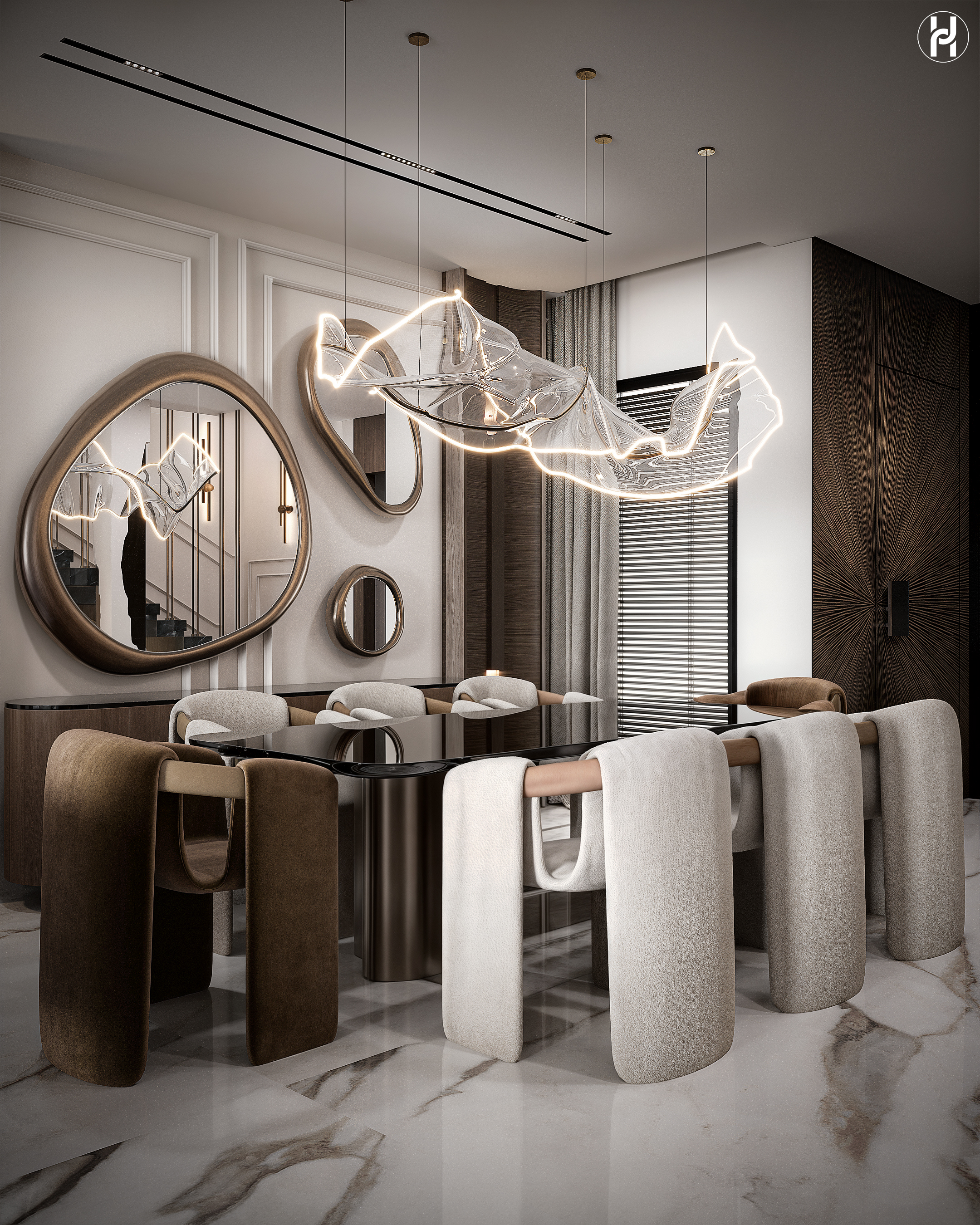 新接待处设计丨埃及丨SALMA SOBHY-14