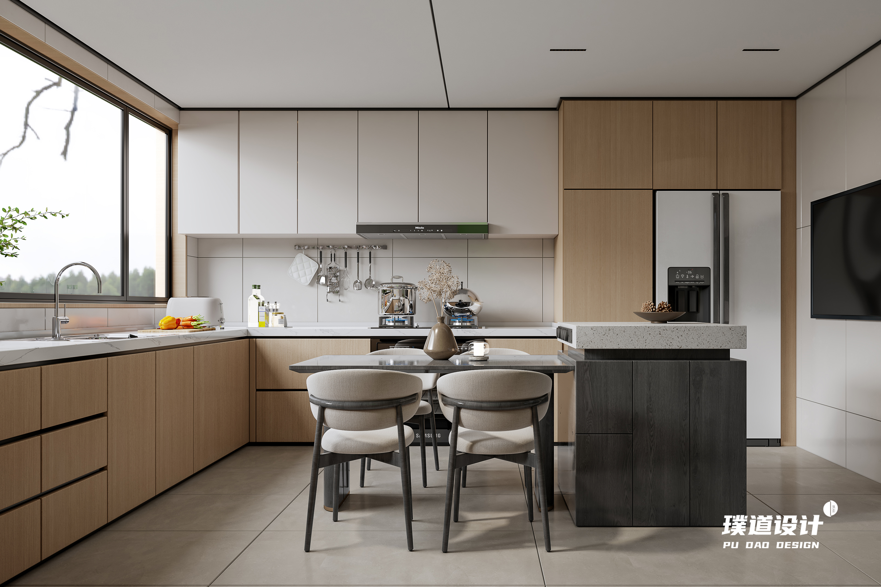 中天世纪新城客餐厅装修设计丨中国贵阳丨PUDAO 璞道设计-29