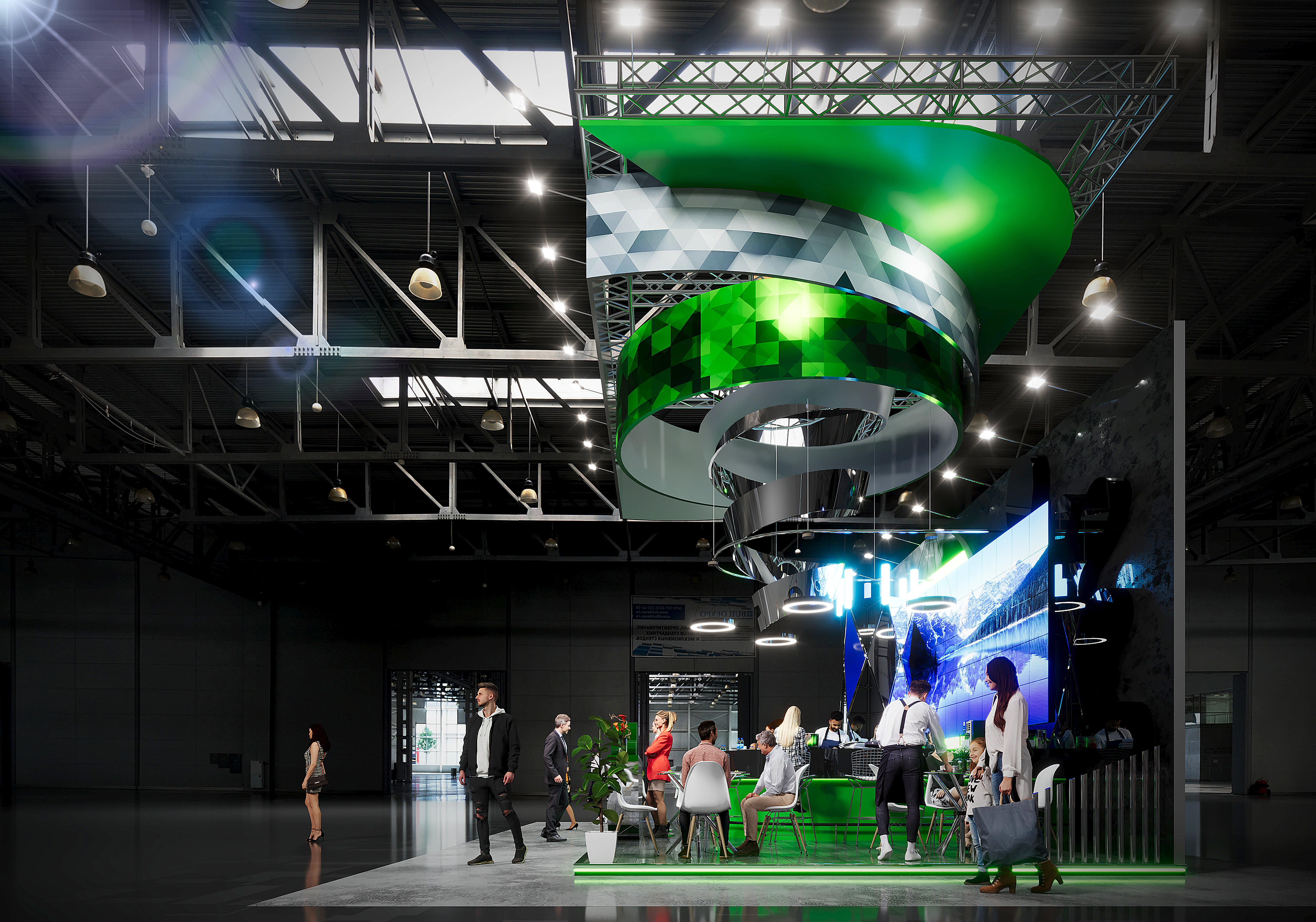 GREEN LIFE展览展示架设计丨俄罗斯莫斯科丨Michail Koznev-9