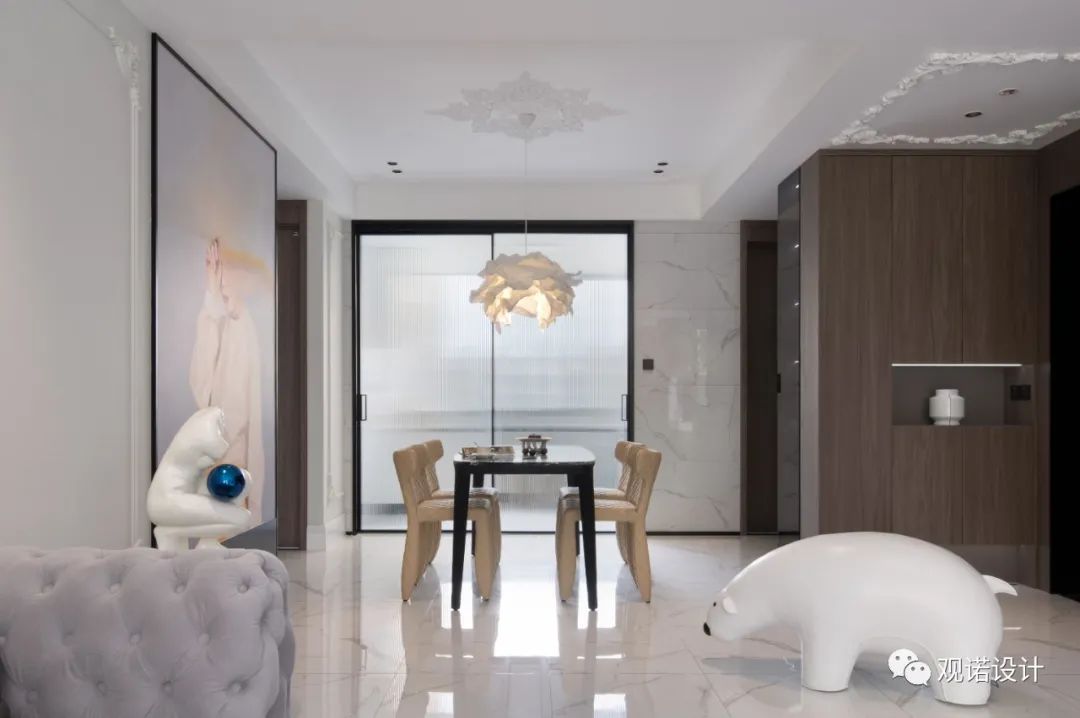 台州文鼎苑 · 法式现代治愈系家居设计丨中国台州丨观诺设计-34