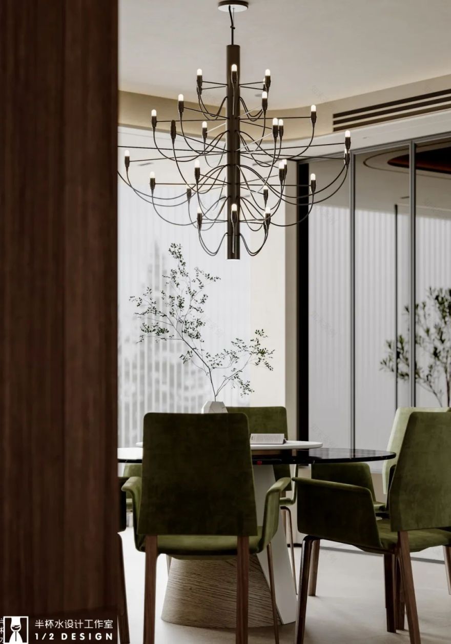 泊蔚法式现代风室内设计丨半杯水工作室-16