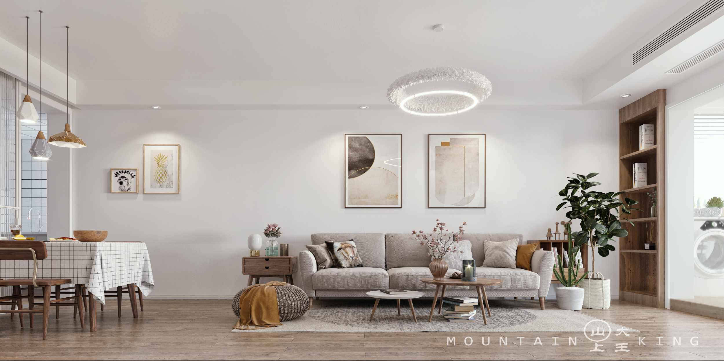 长沙湖湘奥林匹克花园 86㎡北欧风设计丨中国长沙丨天亮-7