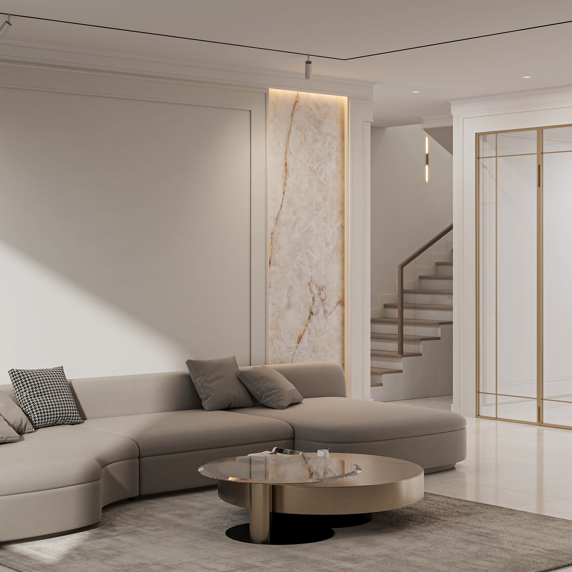 220平米两层住宅室内设计-8