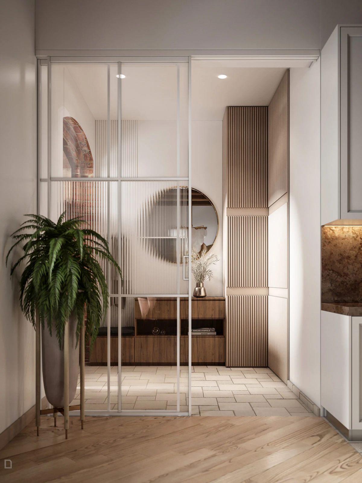 现代简约玄关设计-71