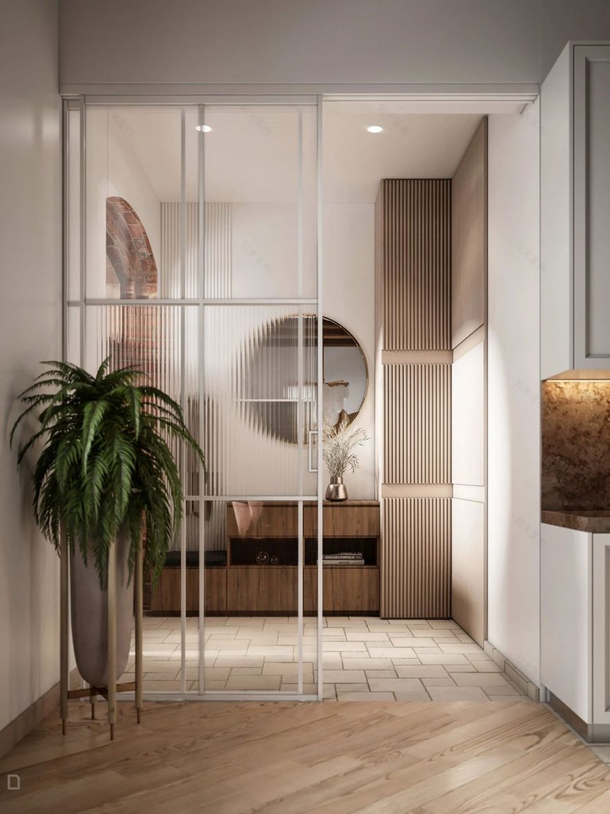 现代简约玄关设计-71