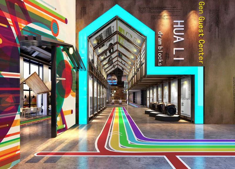 创意无限创客空间设计案例效果图-13