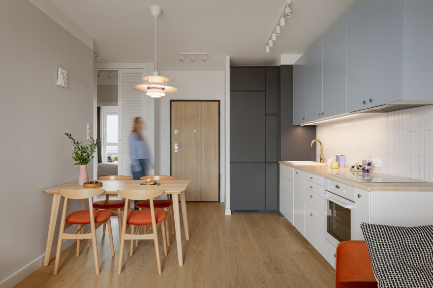 38平格但斯克ny scandi风格公寓设计丨波兰格但斯克丨Jemioł Concept-25