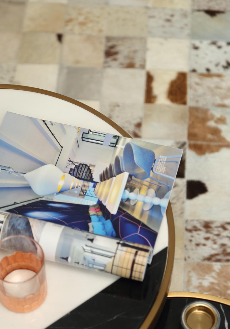 野兽派风格平层设计,金色光影演绎跃动空间-28