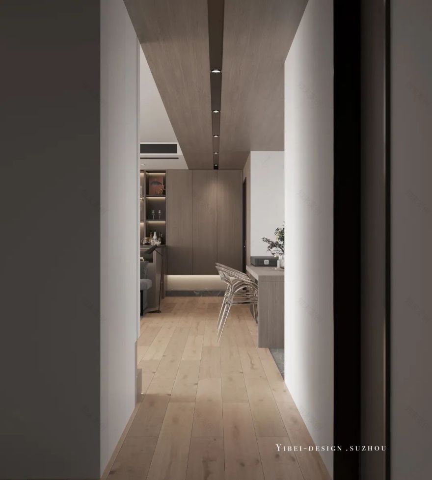 现代简约复式空间设计丨中国苏州丨YIBEI DESIGN-2