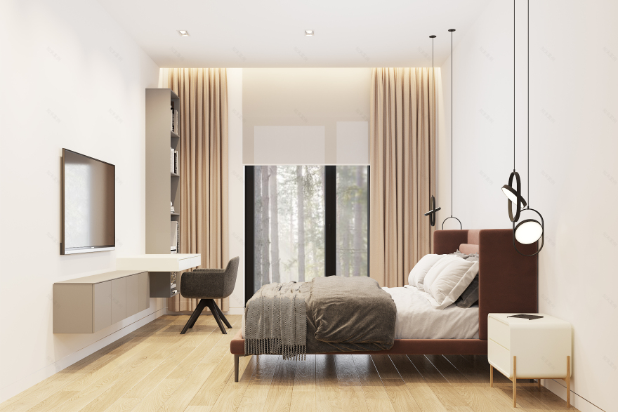 黑色版房屋室内装饰丨Golub Architects-55