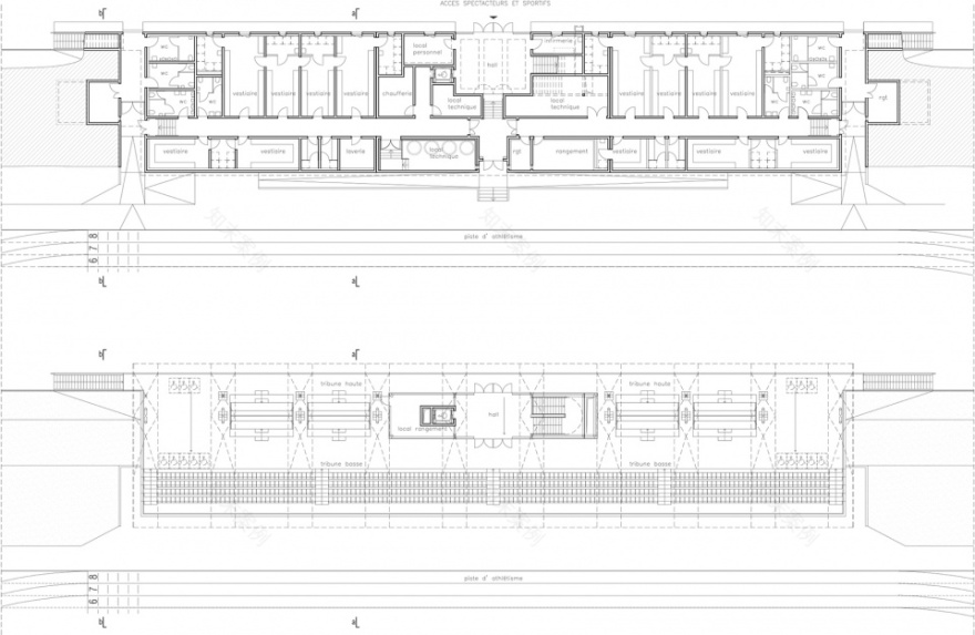 森林边缘的体育场馆 | Philippe Mahut 体育场看台-32