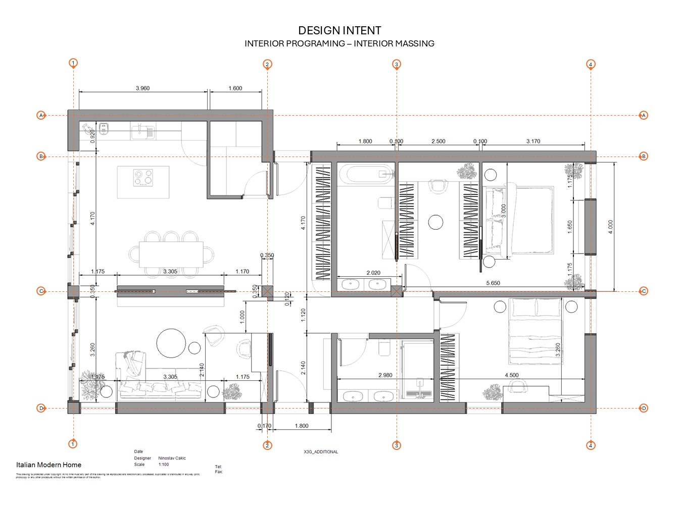 Italian Neo-Classical Revival 1 Story House Design-10