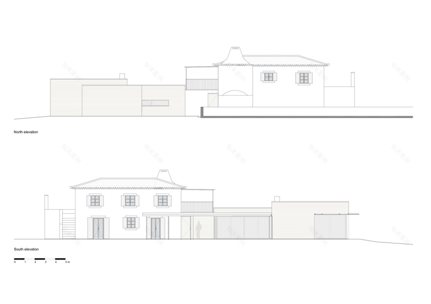 葡萄牙马德拉岛乡村景观中的典型马德兰房屋翻新与扩建-55