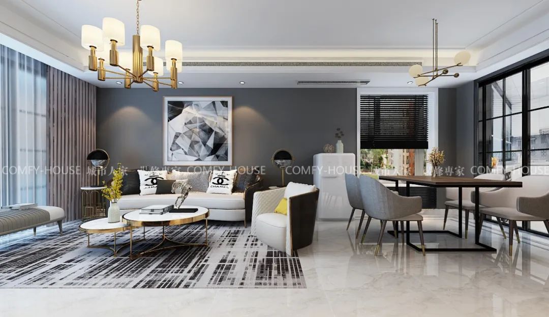 现代简约,优雅舒适的空间设计-8