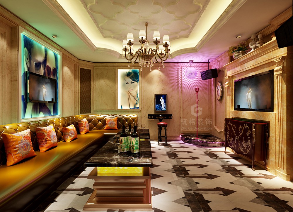 艾美KTV案例3丨成都量贩式KTV装修设计公司-6