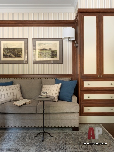 莫斯科郊外美式古典风格带阁楼乡村住宅室内设计丨俄罗斯莫斯科-27