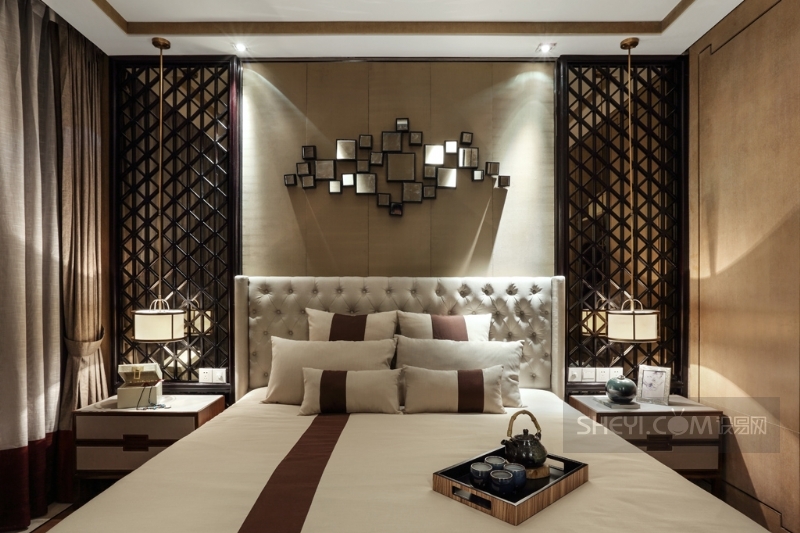 静语凝思——KSL上海长城珑湾新中式样板房设计-11