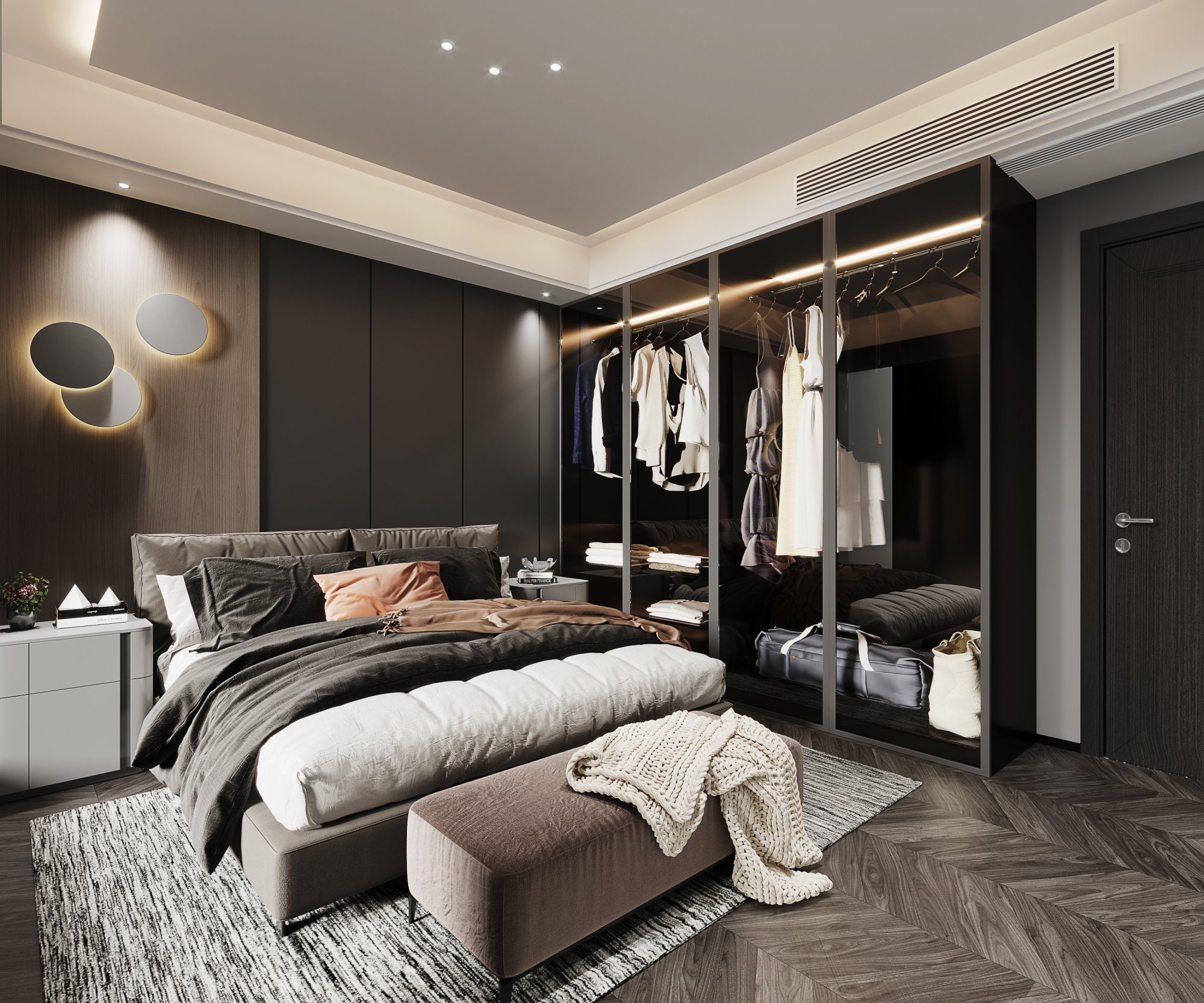 暗黑魅力质感住宅设计-7