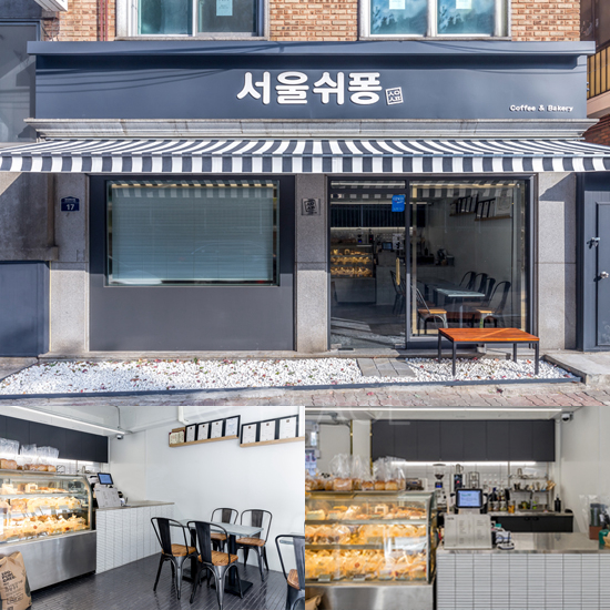 首尔简约风 13 坪咖啡厅设计-1