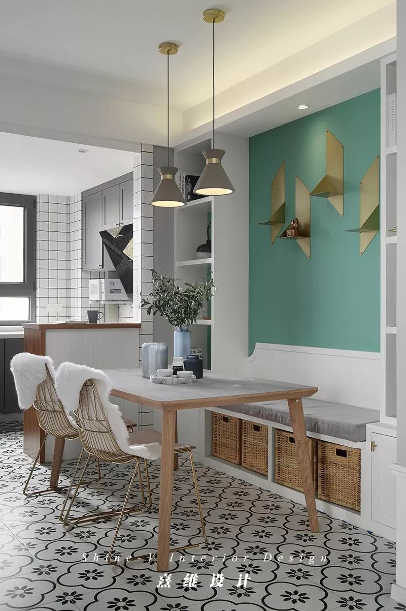 《悠然春意》绿意盎然,北欧风带来清新居家氛围-43