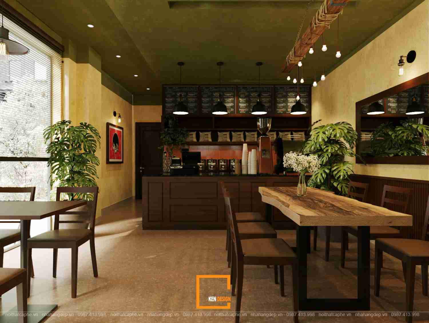 Tic Coffee咖啡馆设计丨越南胡志明市丨KenDesign-26