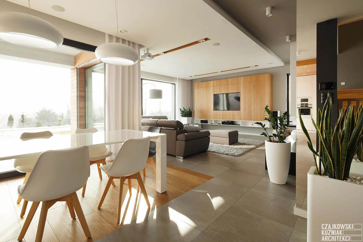 波兰 Mysłowice 明亮现代家庭住宅设计-8