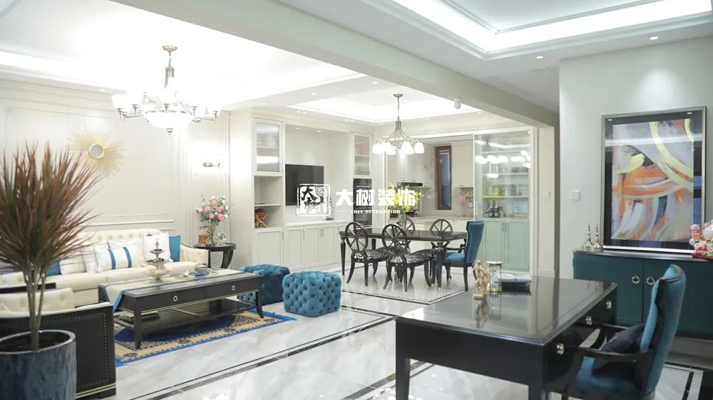 半岛首府 280㎡美式私宅,精致与克制的平衡-21