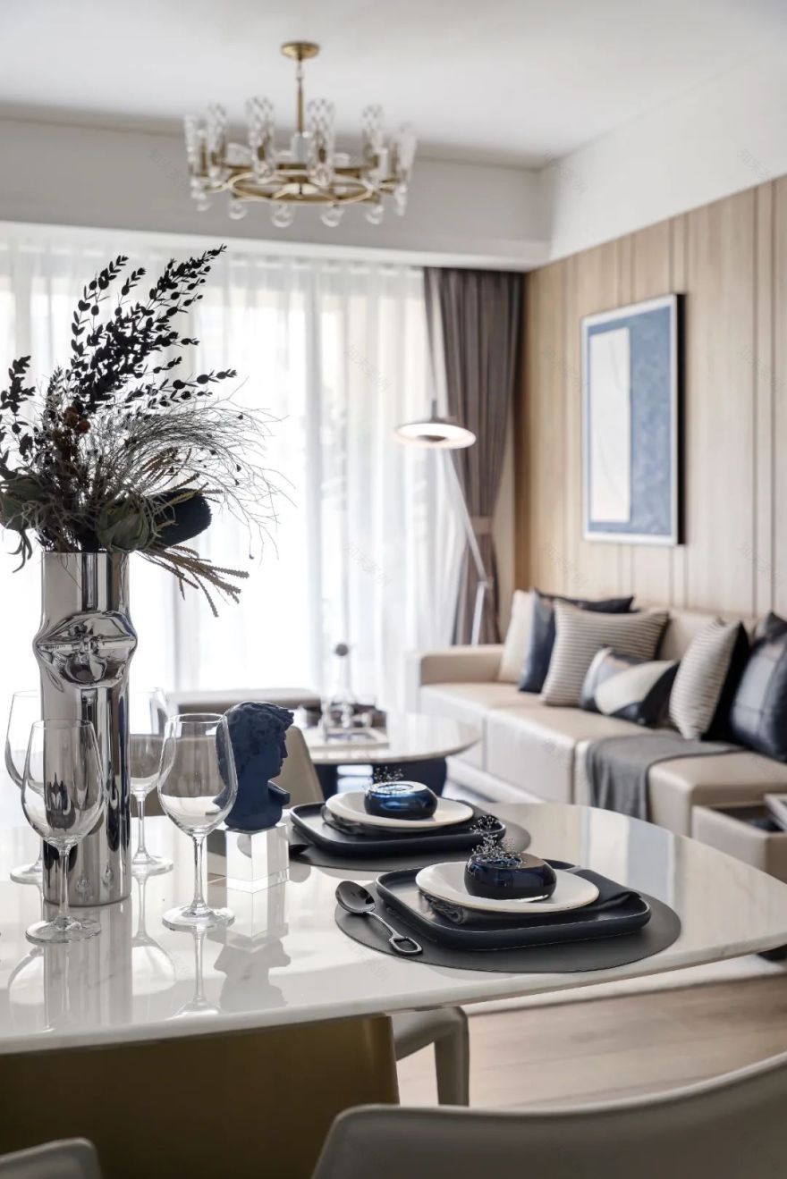 深圳碧桂园观麓花园 | 89㎡现代潮居,星际熊点缀克莱因蓝空间-41