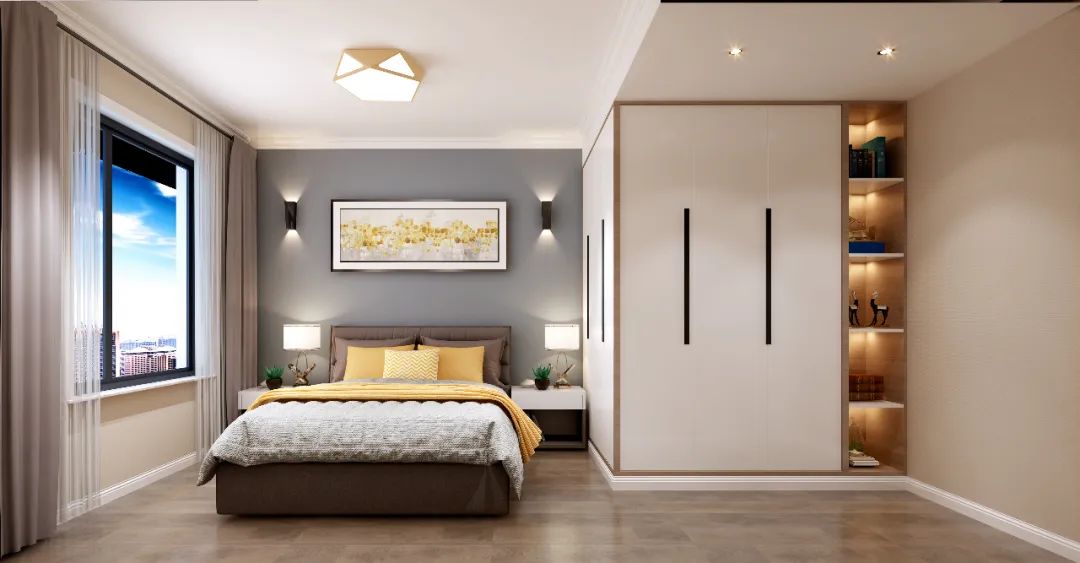 芜湖百视装饰·金域蓝湾北欧风设计案例-102