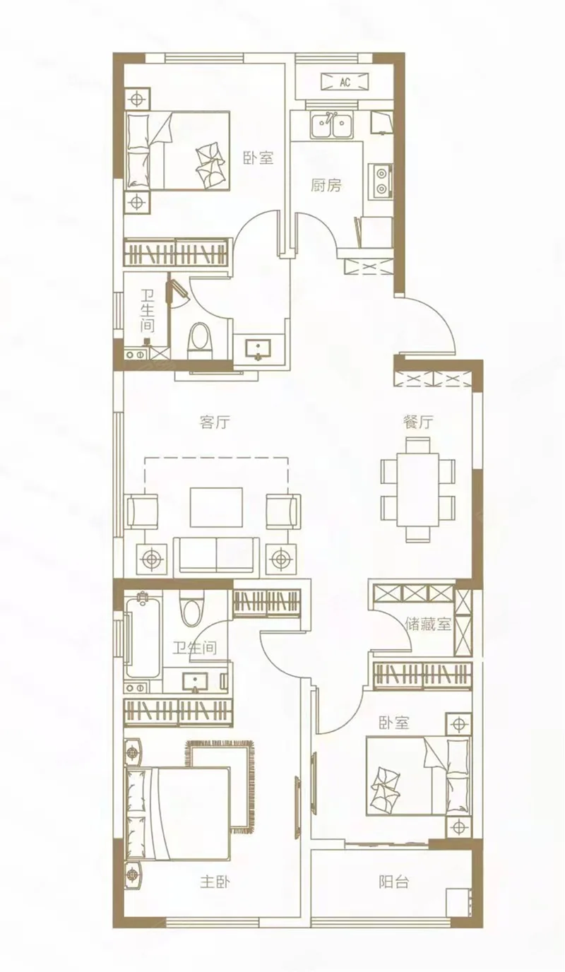 武汉枫华国际 170㎡意式轻奢别墅装修设计方案丨中国武汉丨东易日盛-33