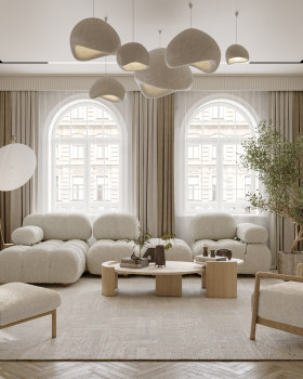 柔和色调的公寓丨Anastasia Korableva