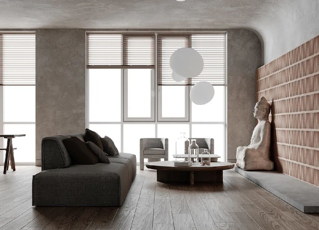 侘寂美学住宅设计，乌克兰基辅 Buddha House 打造温馨前卫空间-20