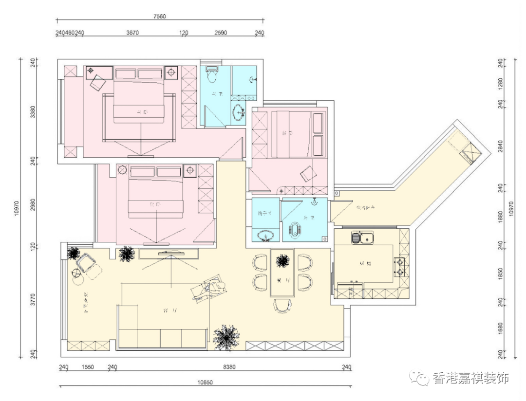 四栋户型设计案例-5