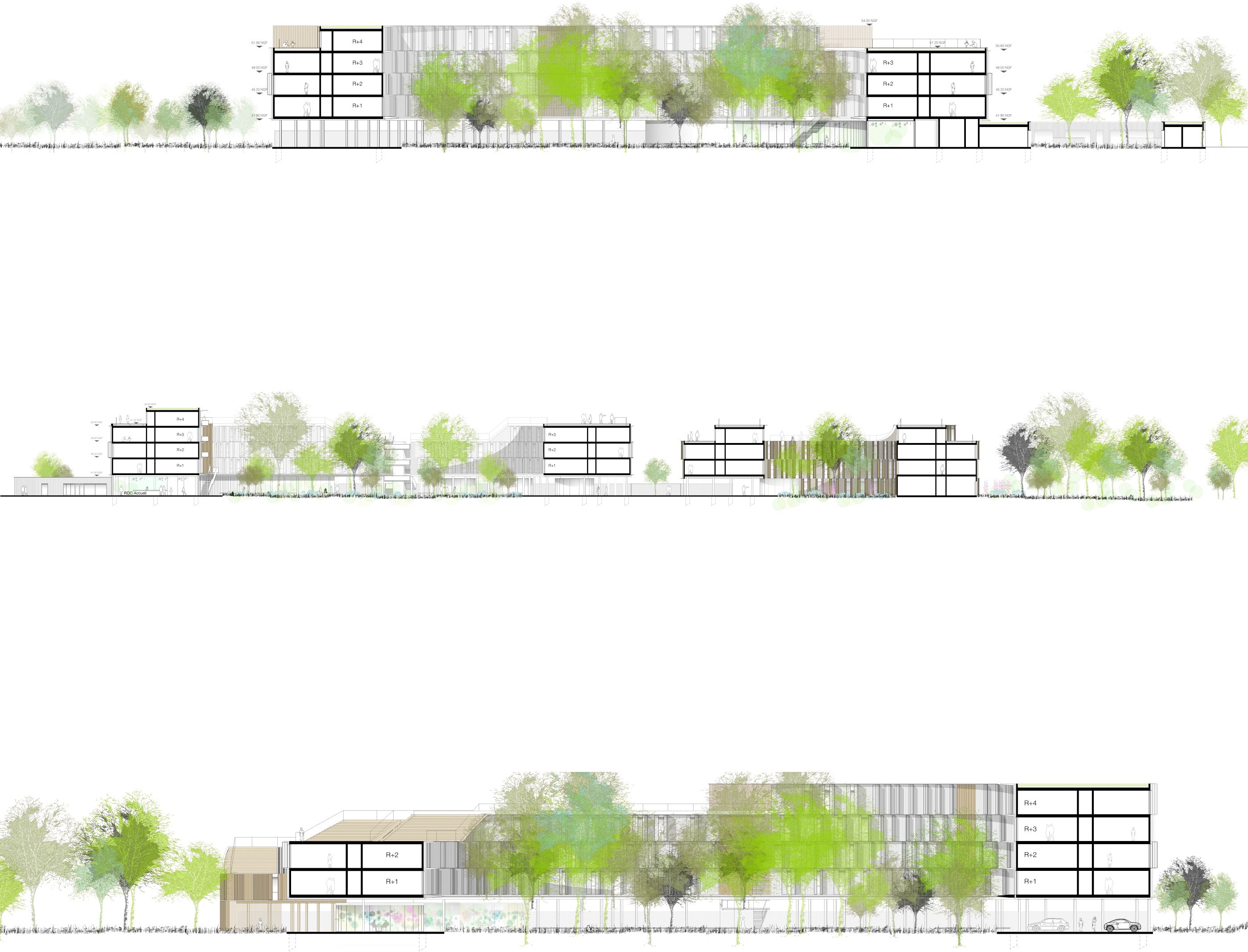 圆环中的共享社区 | 法国 Villeneuve d’Ascq 学生公寓设计-18