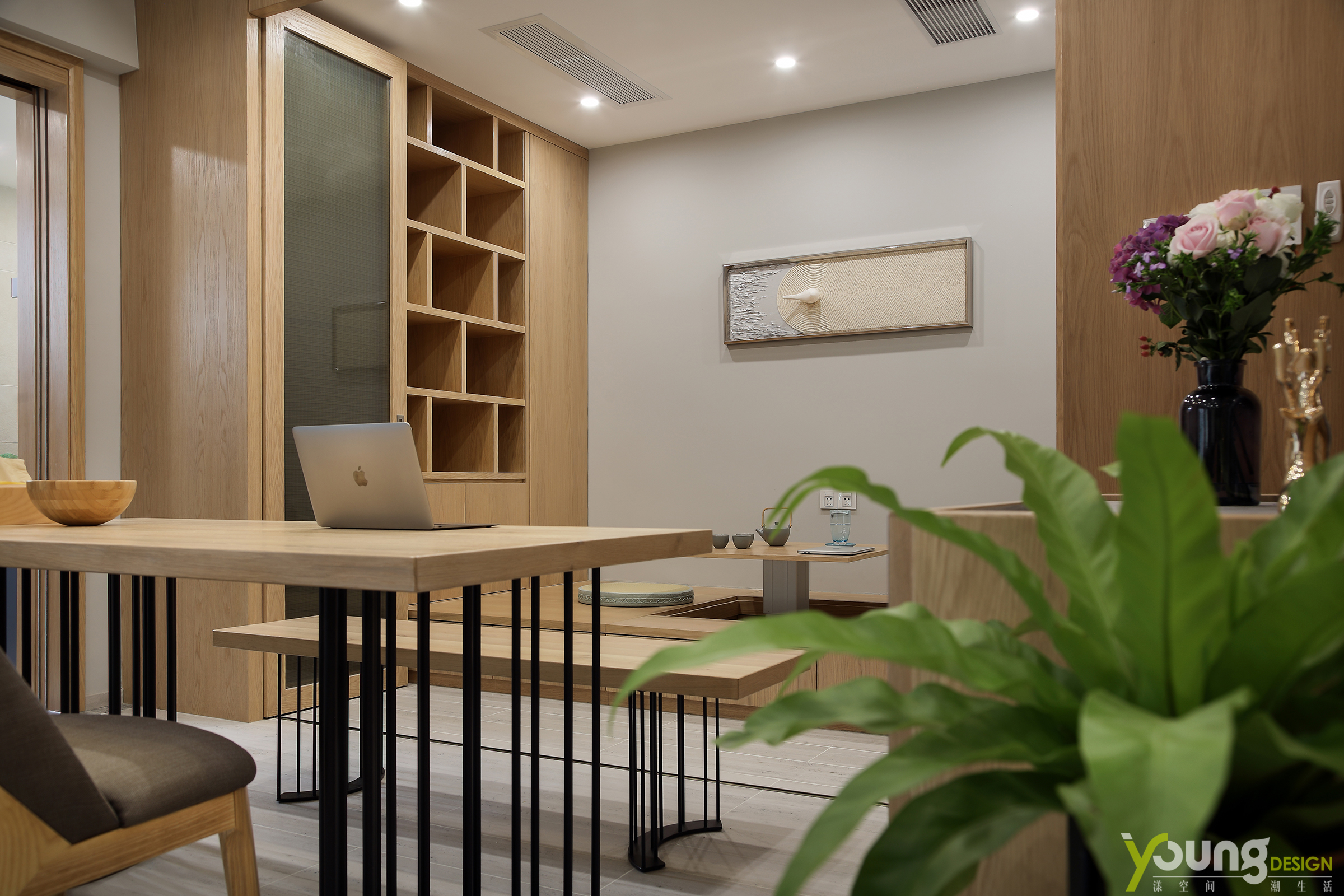 漾设计Young Design｜深圳市福田兰江山第—《悠见南山》-33