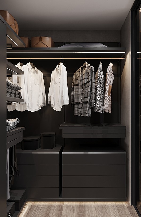 高级灰色系公寓设计 超舒适-27