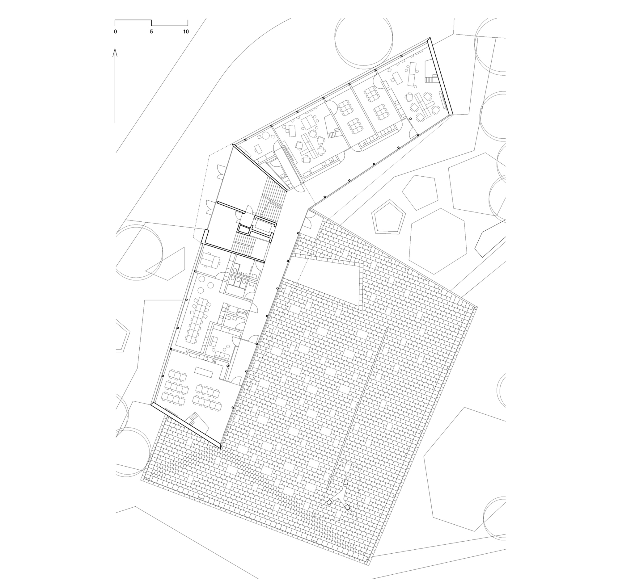 NiederwangenRied 学校和运动场丨瑞士丨BüningPfaue Kartmann Architekten-20