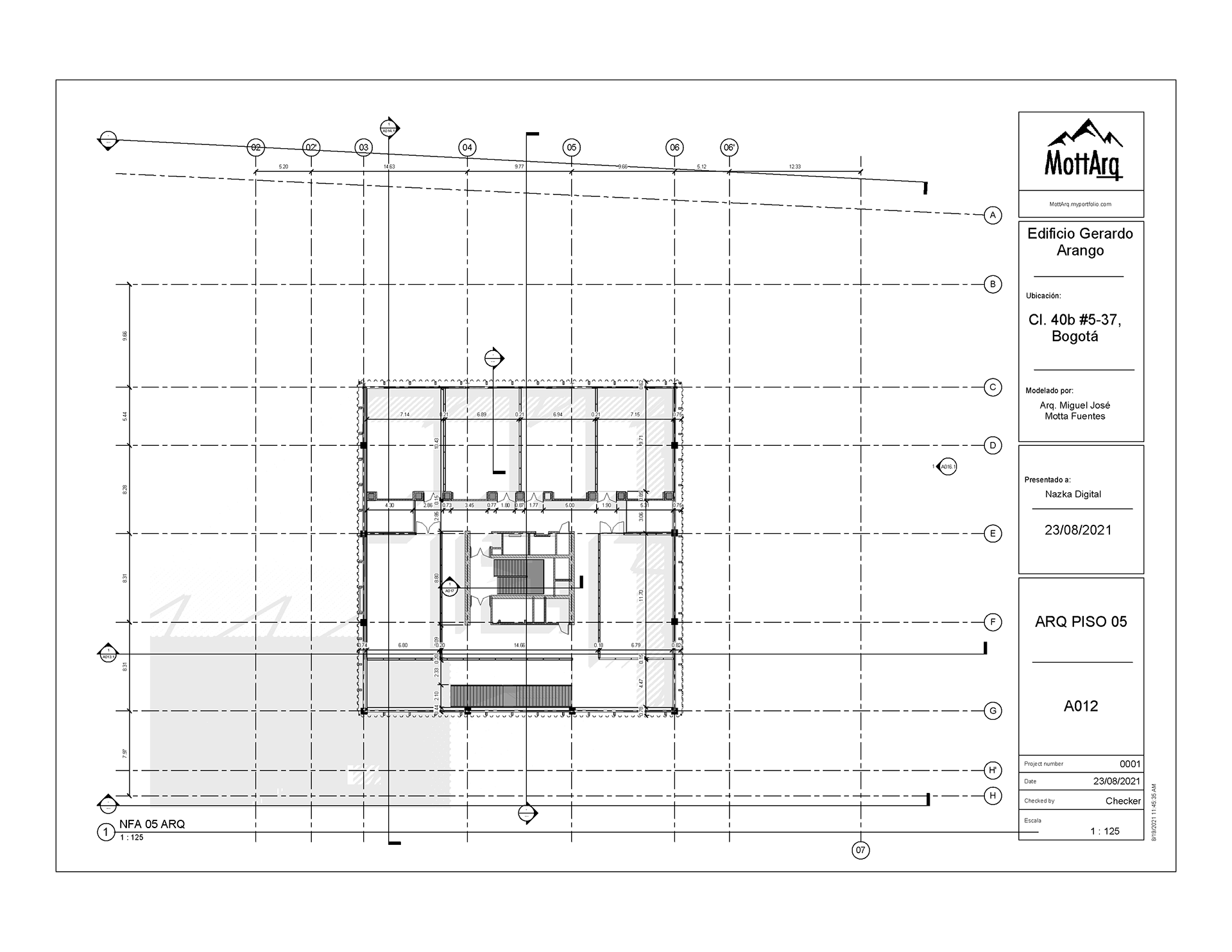U Javeriana 艺术大楼建模-9
