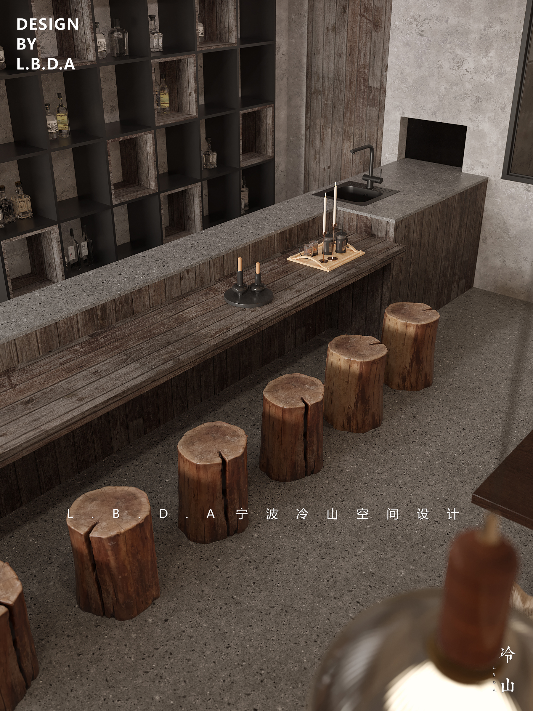 刺身店，满月，小面积日料店设计-2