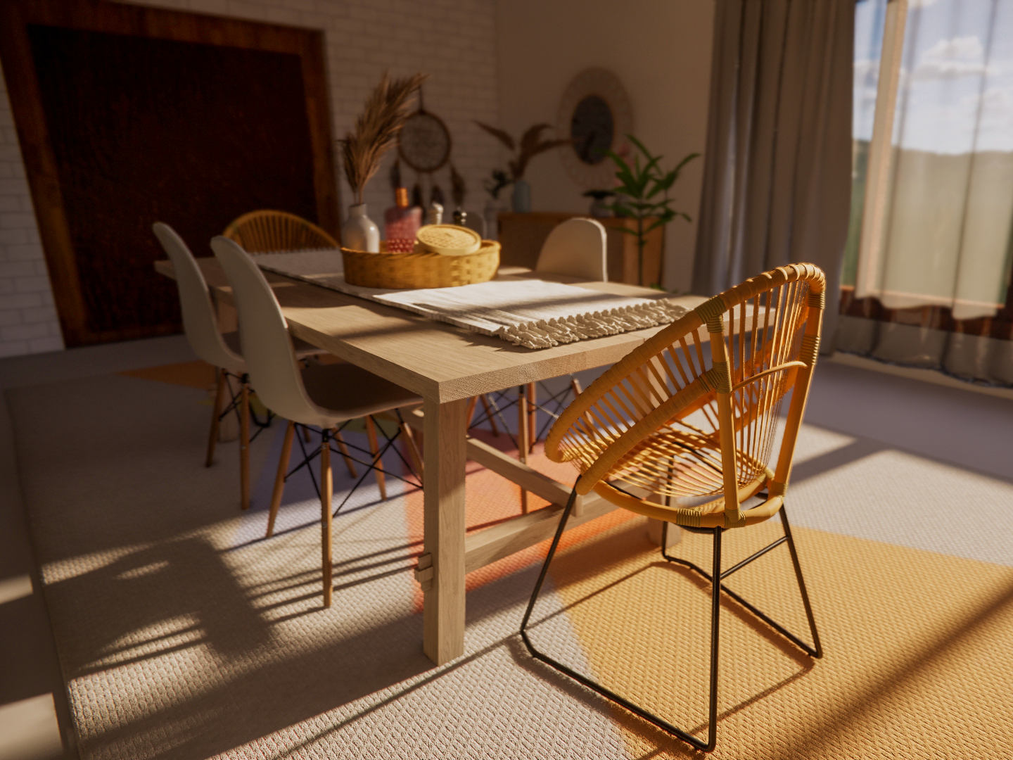 波西米亚风格的房子-9