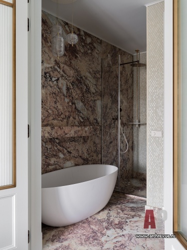 4室斯大林风格公寓室内设计丨设计师 Екатерина Бочарова-58