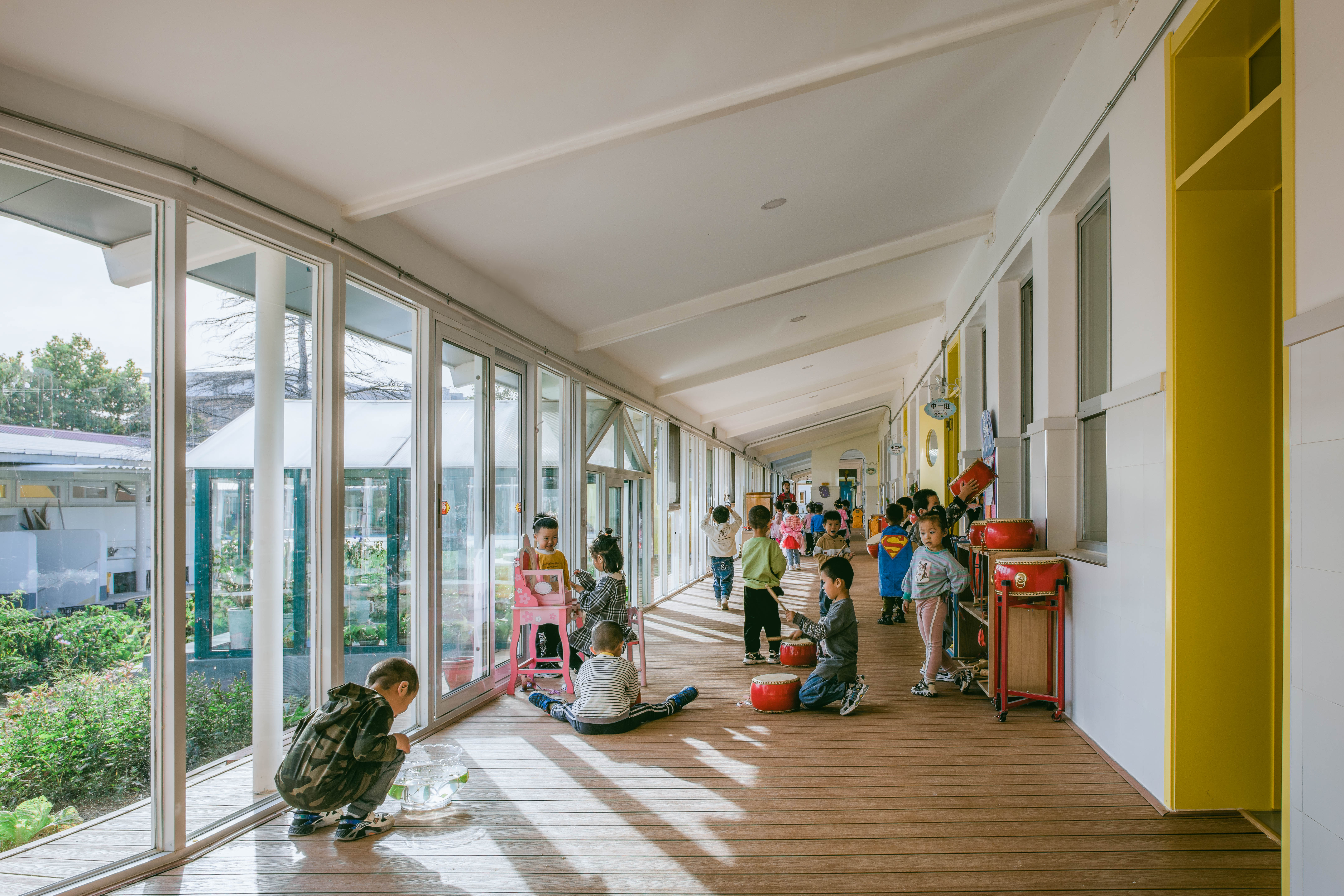 探学环  献县阳光幼儿园:环廊将新旧空间串联丨中国河北丨众建筑-51