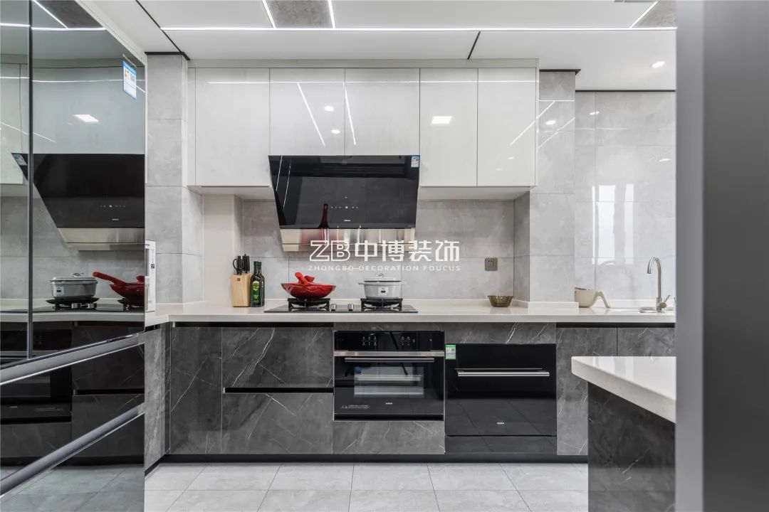 【中博案例】128方现代简约，合理利用色彩打造高级感-42