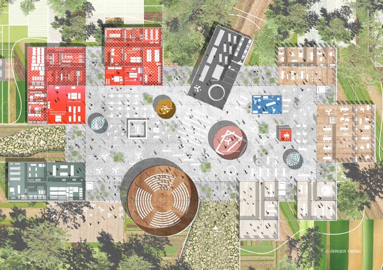 克莱芒·布朗谢建筑设计公司为法国硅谷家乐福设计的农业灵感研究中心-3