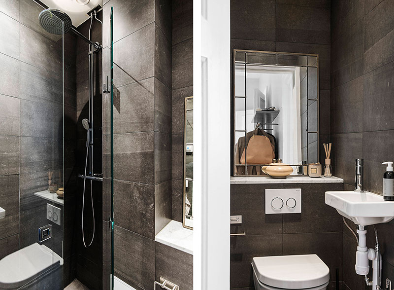 斯德哥尔摩橄榄绿公寓，法式风情融入北欧设计-26