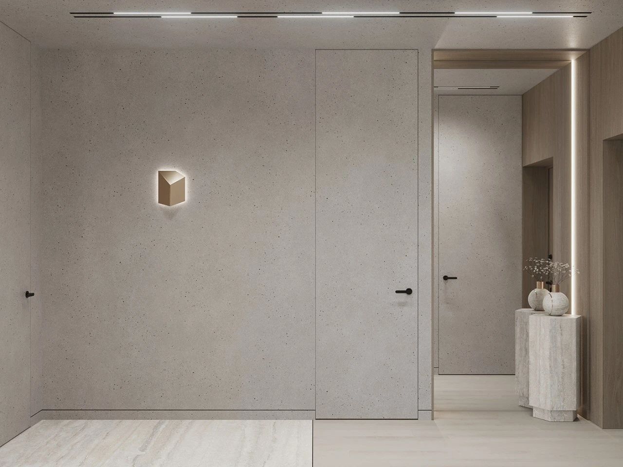 莫斯科简致素净的四口之家-38